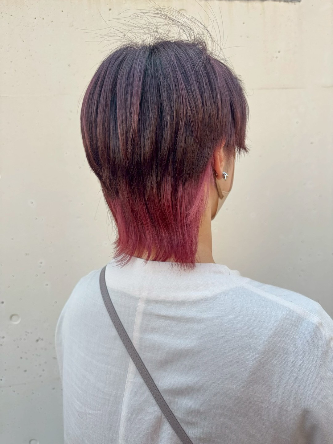 ウルフカット　インナーカラー　かっこいいヘアアレンジ　成人式前撮り　ヘアセット　着付け　人気スタイリスト　ランキングが高い　岐阜柳津町　ヘアーラウル