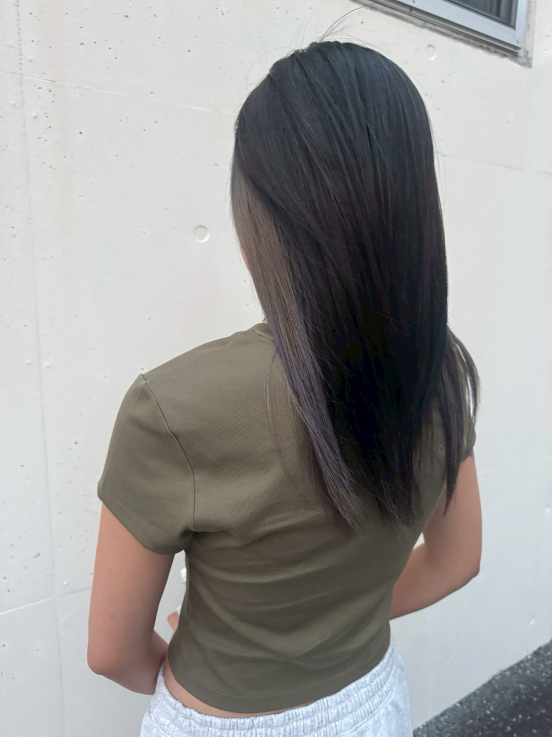 インナーカラー ブリーチあり ミスティーラベンダー