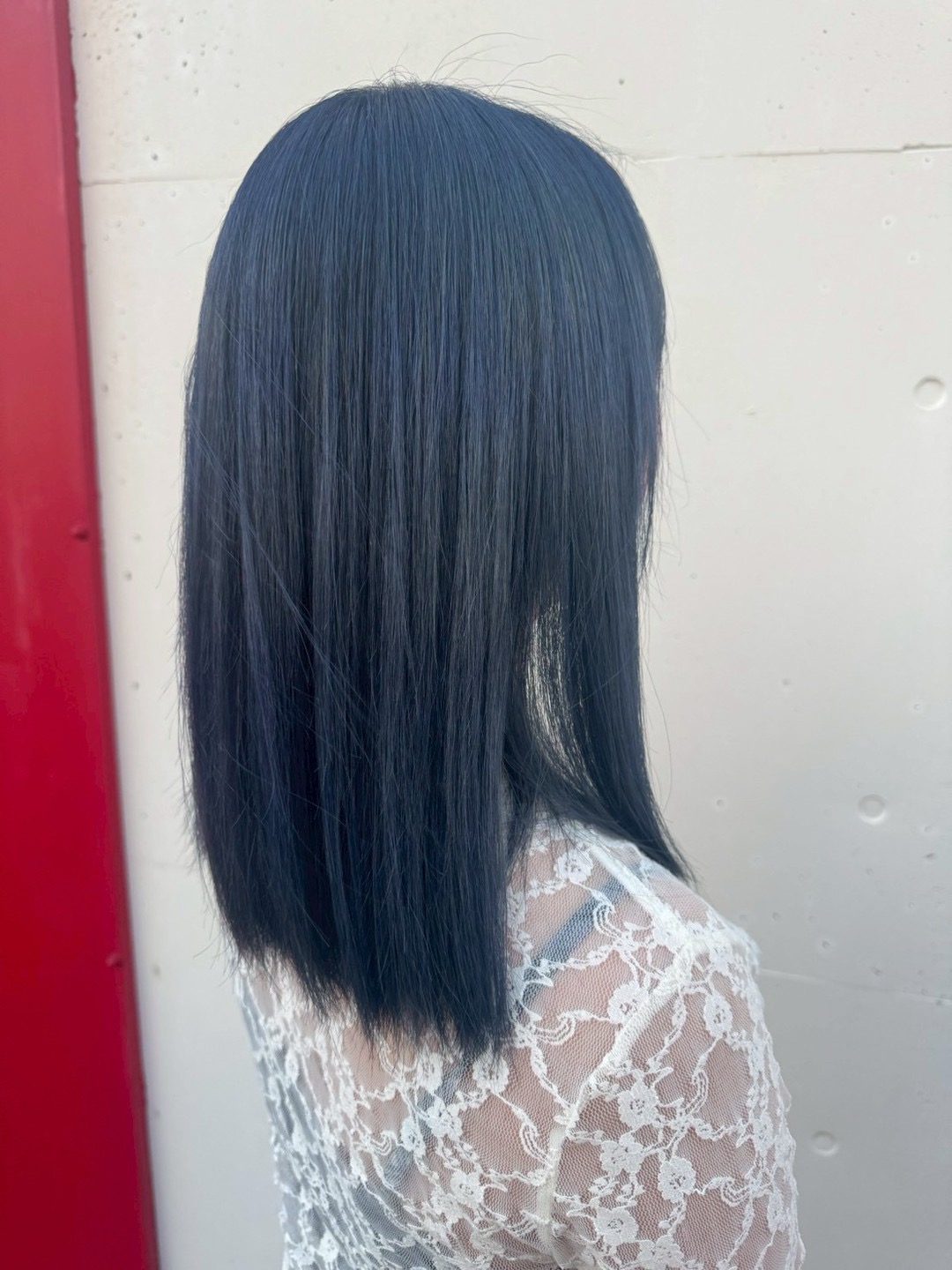 ブリーチありコバルトブルー　人気スタイリスト　ランキングが高い美容院　白髪染め　ハゲ予防　美革ストレート　岐阜柳津町　ヘアーラウル