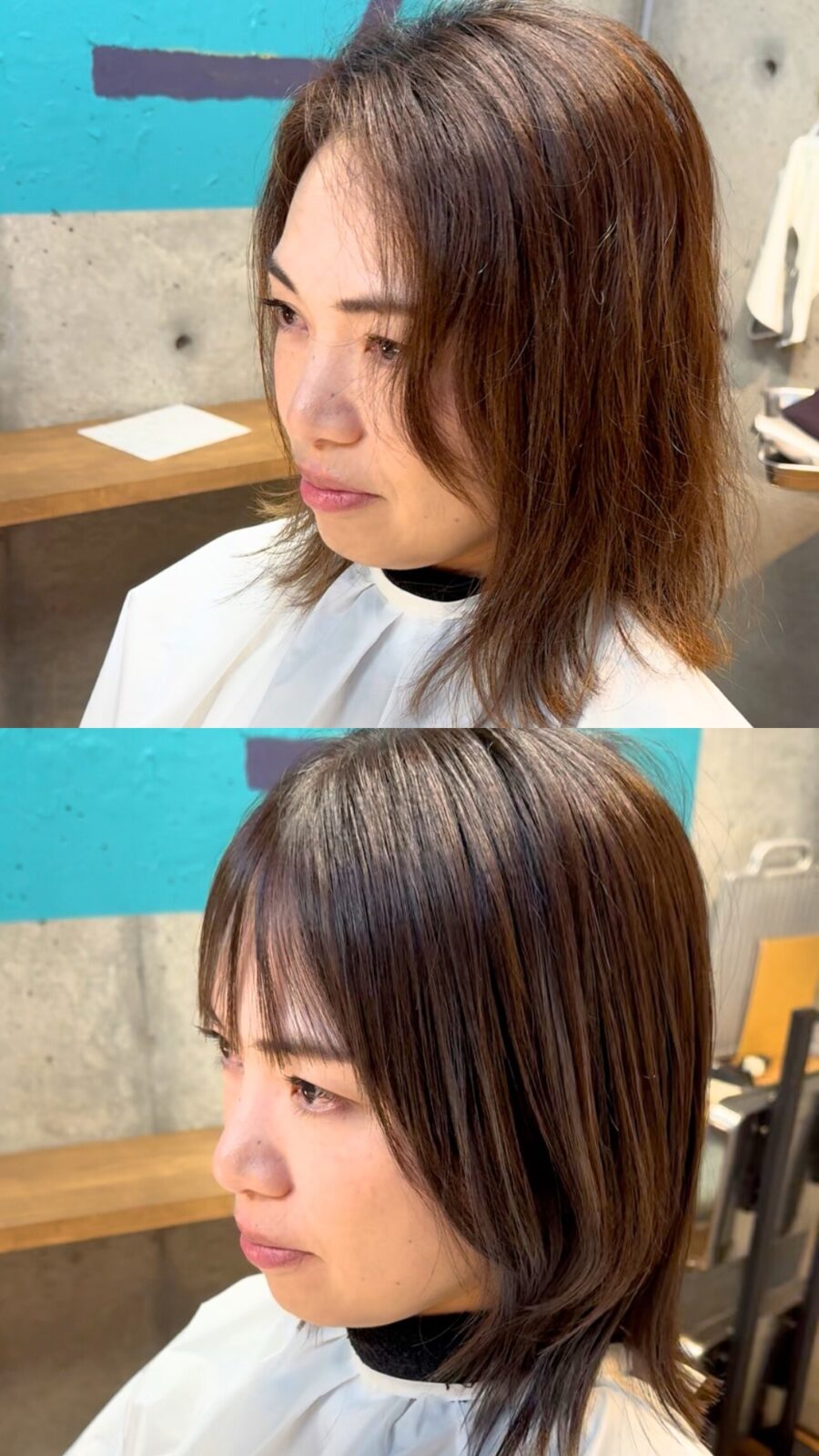 レイヤーカット TWICEモモりんカット 人気スタイリスト ランキングが高い美容院 白髪染め ハゲ予防 美革ストレート 岐阜柳津町 ヘアーラウル