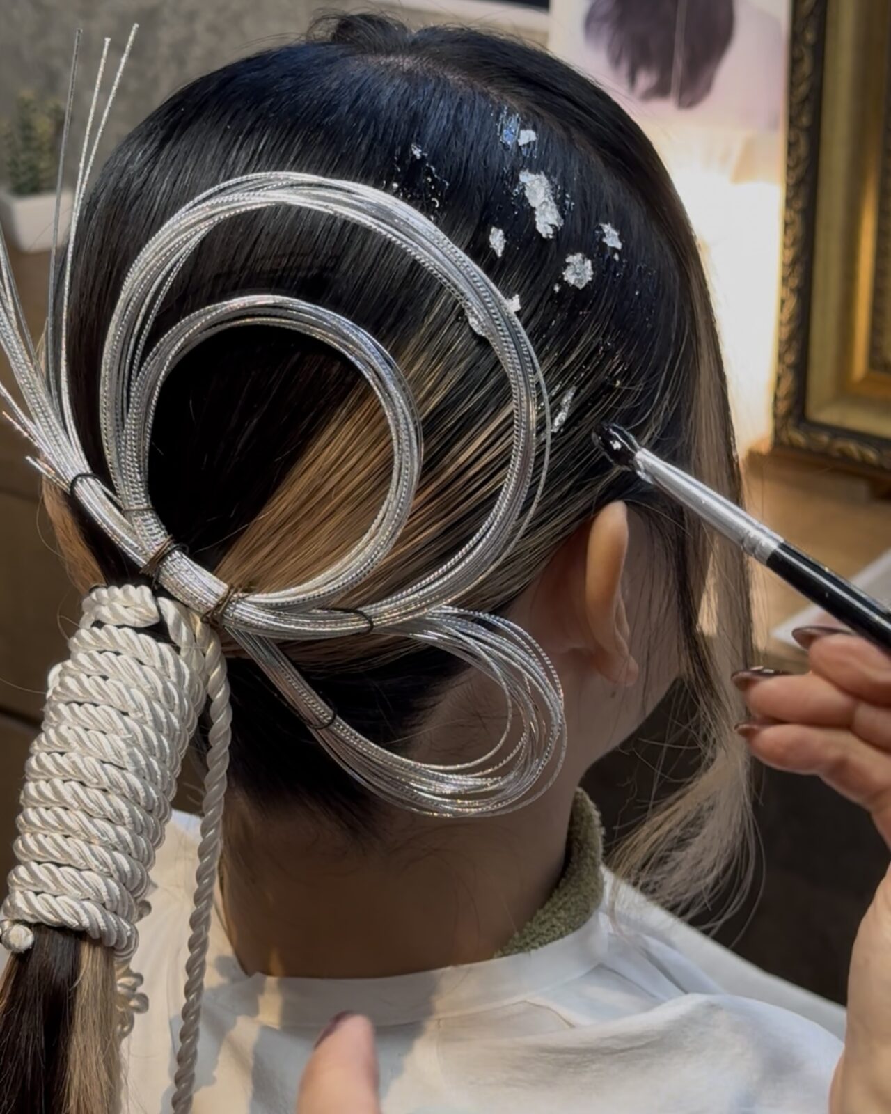 タイトアレンジ ヘアセット 成人式前撮り 人気スタイリスト ランキングが高い美容院 白髪染め ハゲ予防 美革ストレート 岐阜柳津町 ヘアーラウル