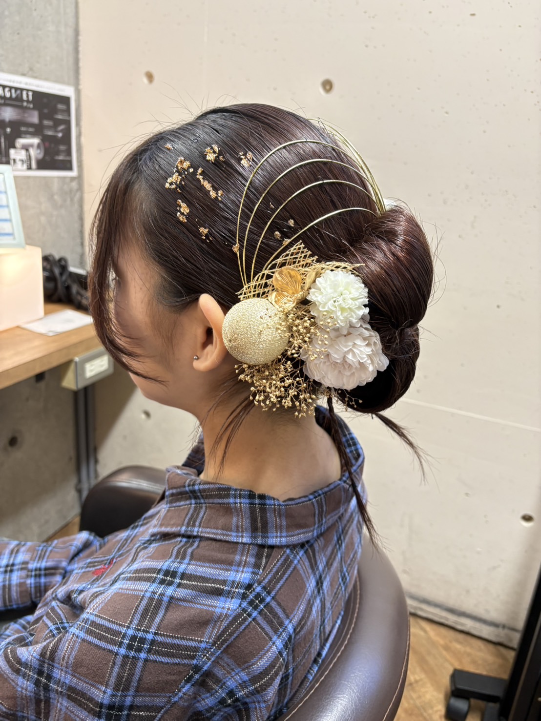 リボンアレンジ　成人式　前撮り　ヘアアレンジ　人気スタイリスト　ランキングが高い美容院　白髪染め　ハゲ予防　美革ストレート　岐阜柳津町　ヘアーラウル