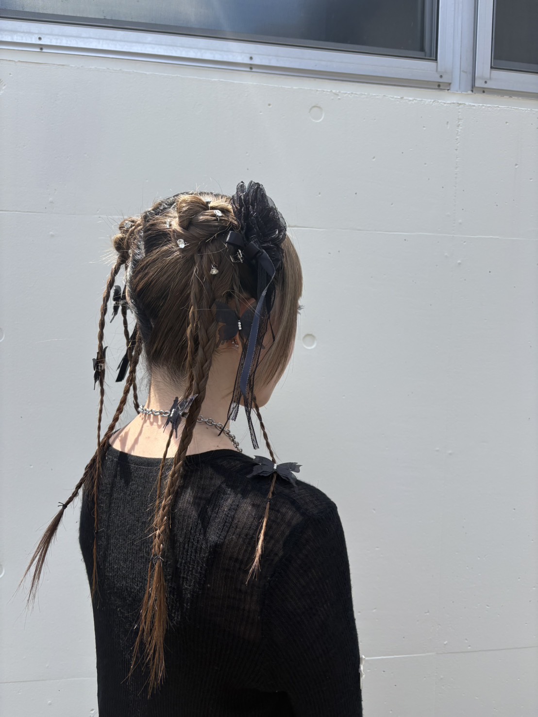 ツインテール三つ編みアレンジ　成人式　前撮り　ヘアアレンジ　人気スタイリスト　ランキングが高い美容院　白髪染め　ハゲ予防　美革ストレート　岐阜柳津町　ヘアーラウル