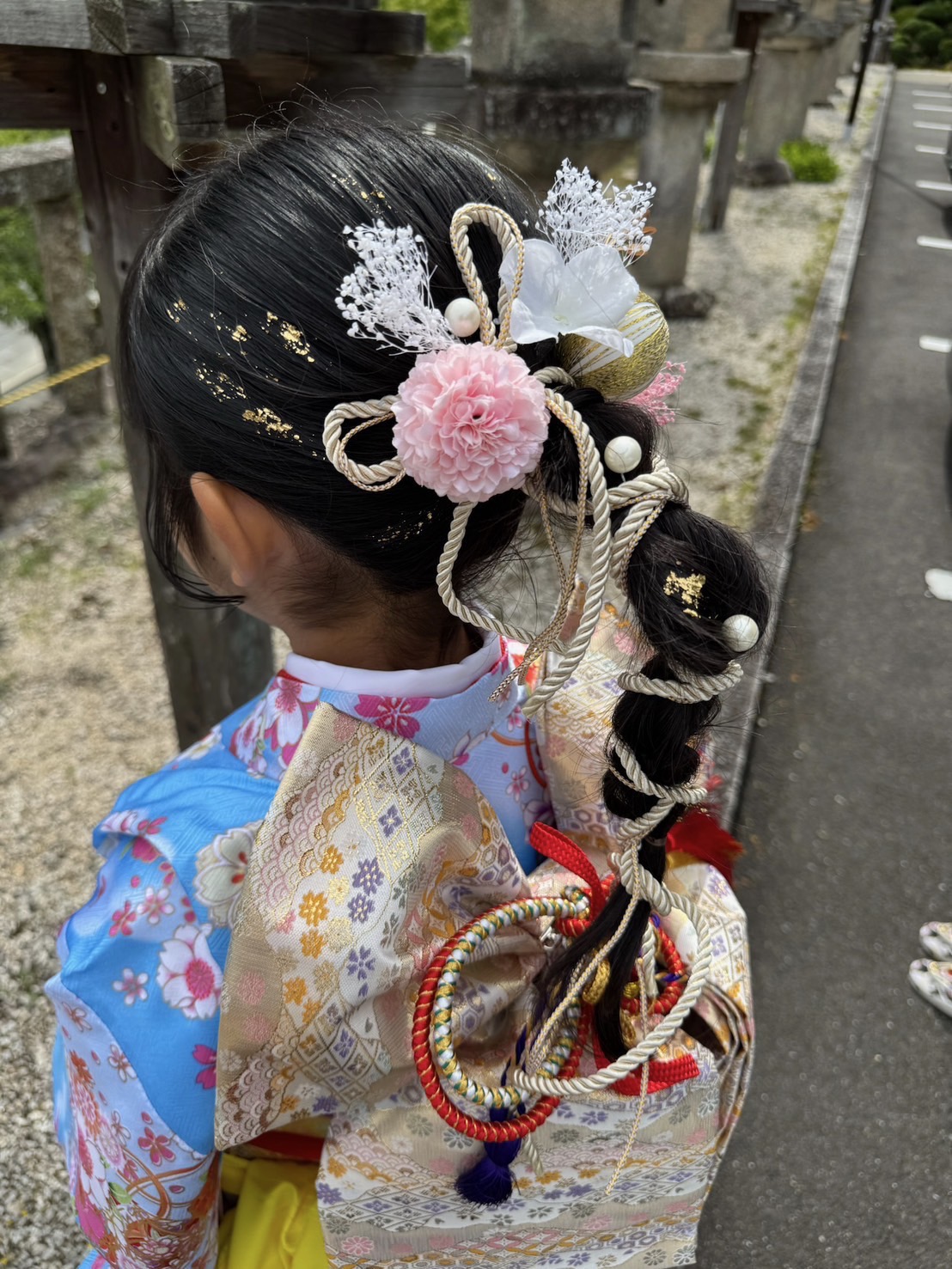 七五三　着付け　ヘアアレンジ　人気スタイリスト　ランキングが高い美容院　白髪染め　ハゲ予防　美革ストレート　岐阜柳津町　ヘアーラウル