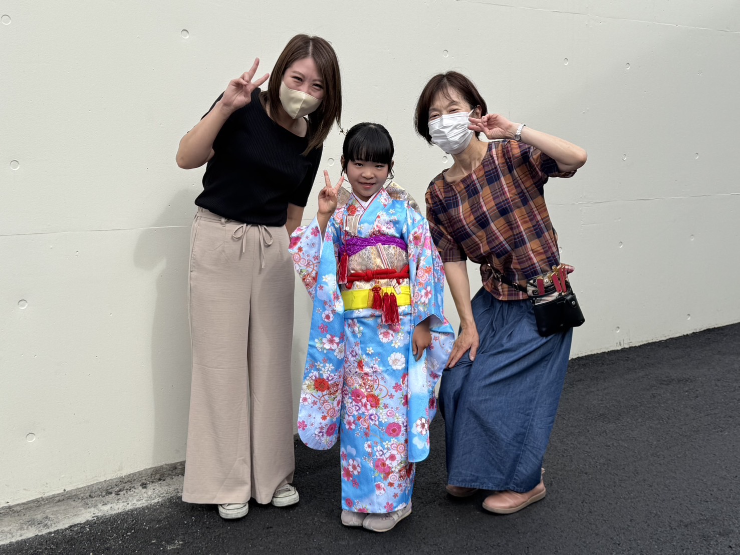七五三　着付け　ヘアアレンジ　人気スタイリスト　ランキングが高い美容院　白髪染め　ハゲ予防　美革ストレート　岐阜柳津町　ヘアーラウル