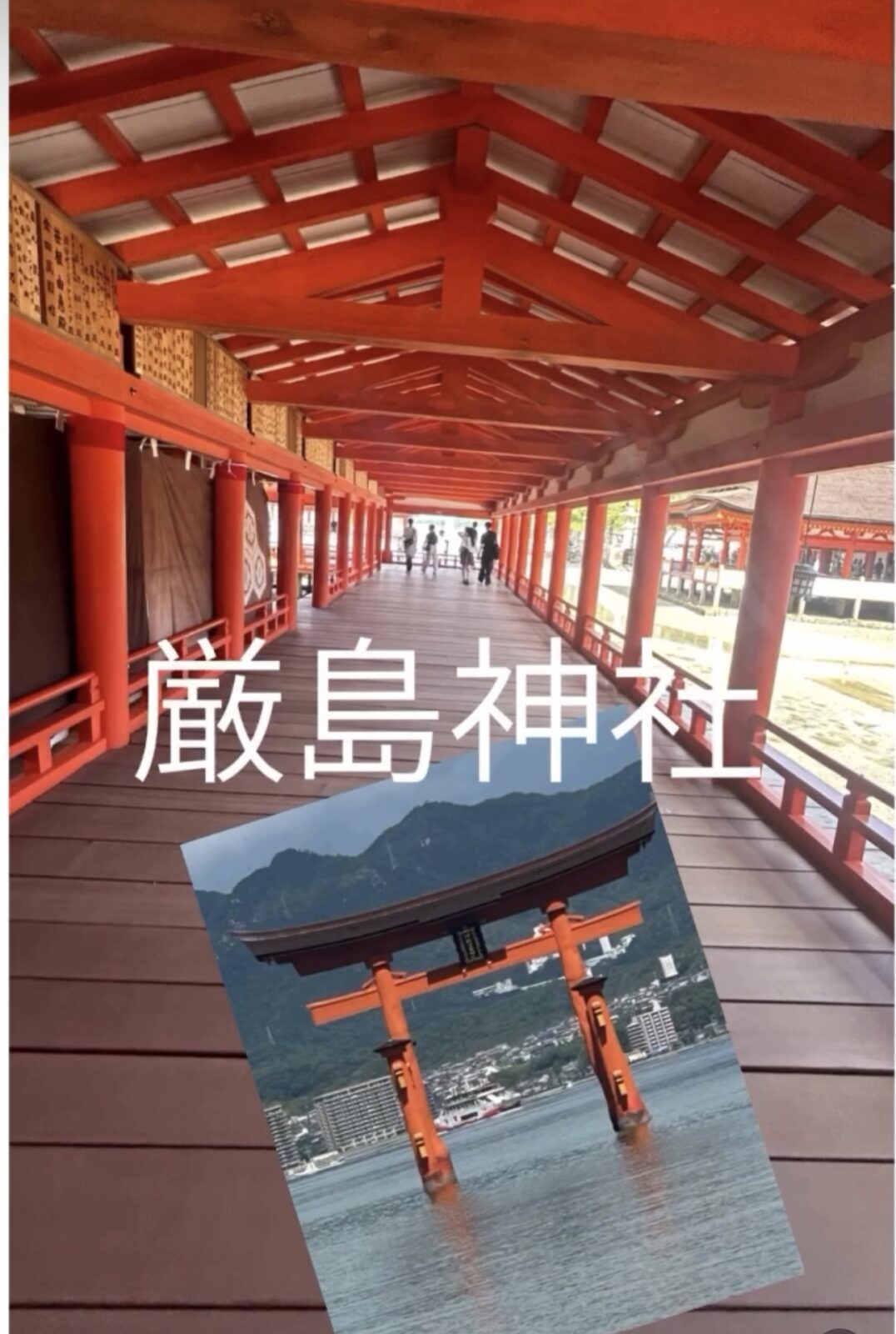 厳島神社に行ってきました 人気スタイリスト ランキングが高い美容院 白髪染め ハゲ予防 美革ストレート 岐阜柳津町 ヘアーラウル