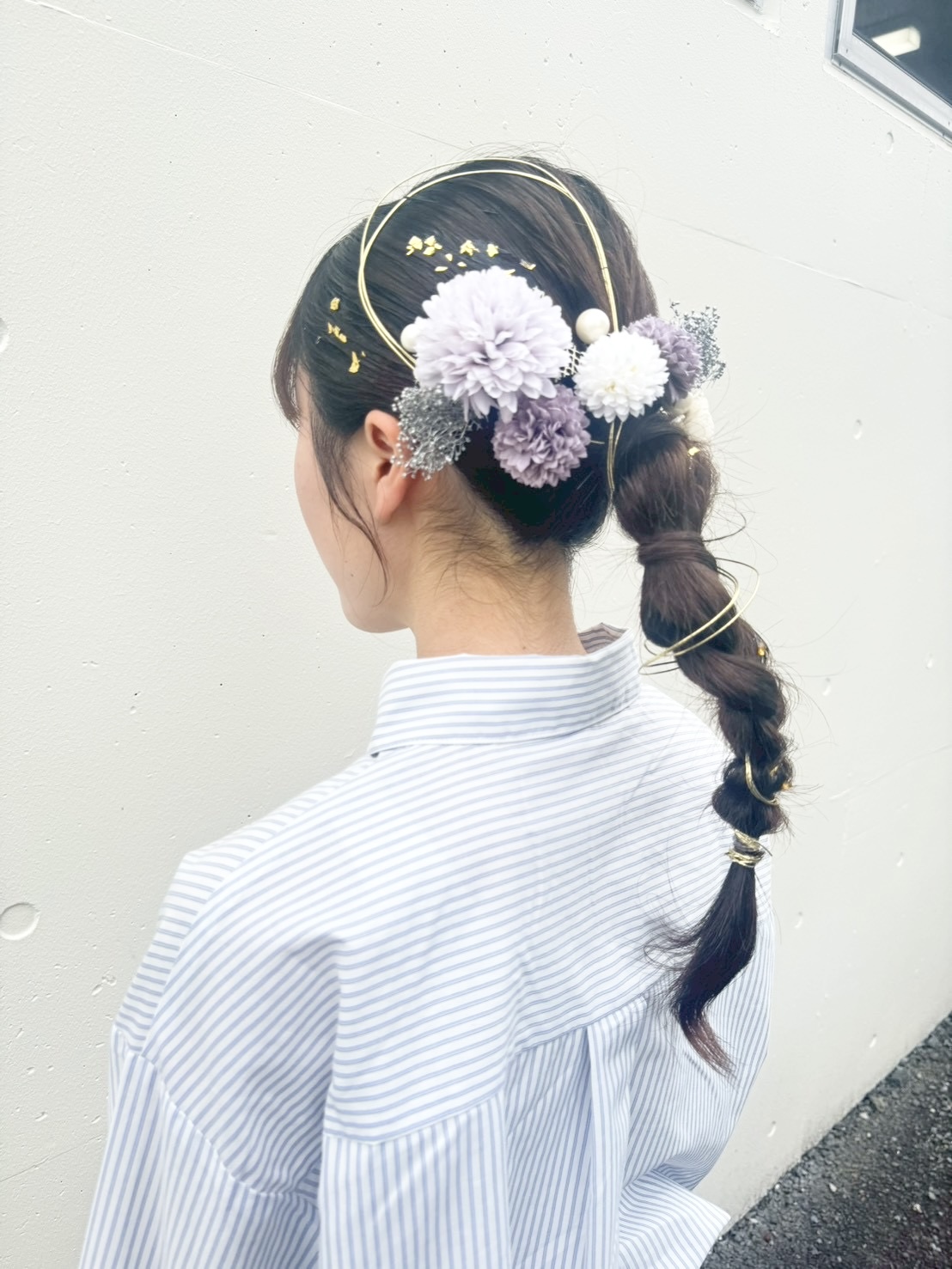 ローポニーアレンジ　着付け　ヘアアレンジ　人気スタイリスト　ランキングが高い美容院　白髪染め　ハゲ予防　美革ストレート　岐阜柳津町　ヘアーラウル